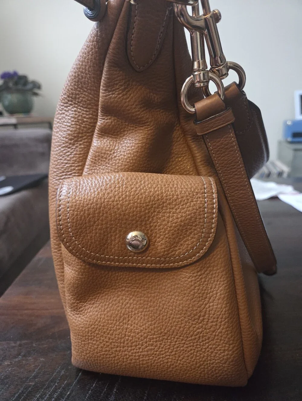 Coach Tan Leather Hobo